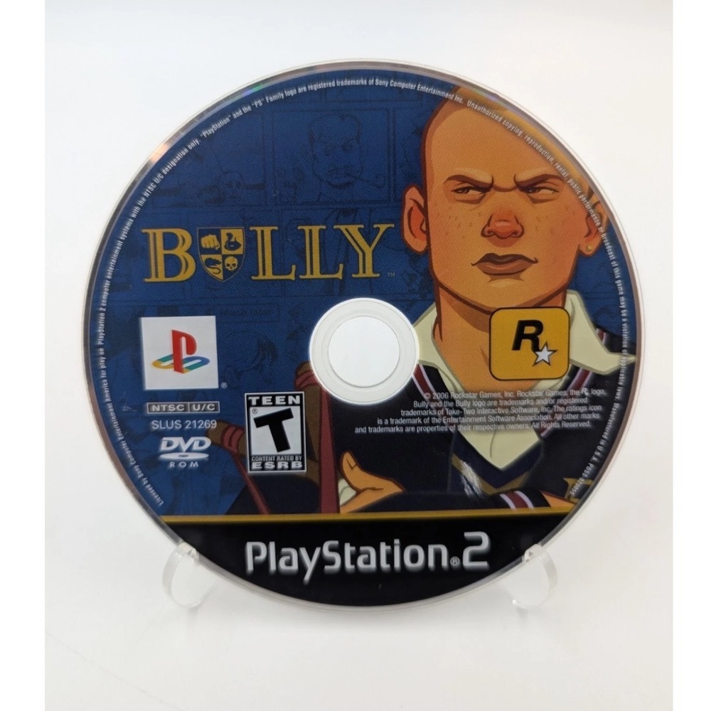 Bully Rockstar Games Sony PlayStation 2 PS2 2006 SLUS 21269 Disc Only
